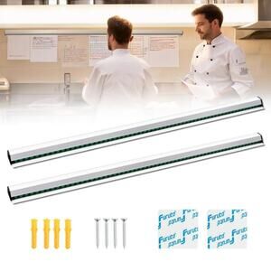 2 PCS 36 inch Restaurant Ticket Holder Aluminum Order Grabber for Kitchen